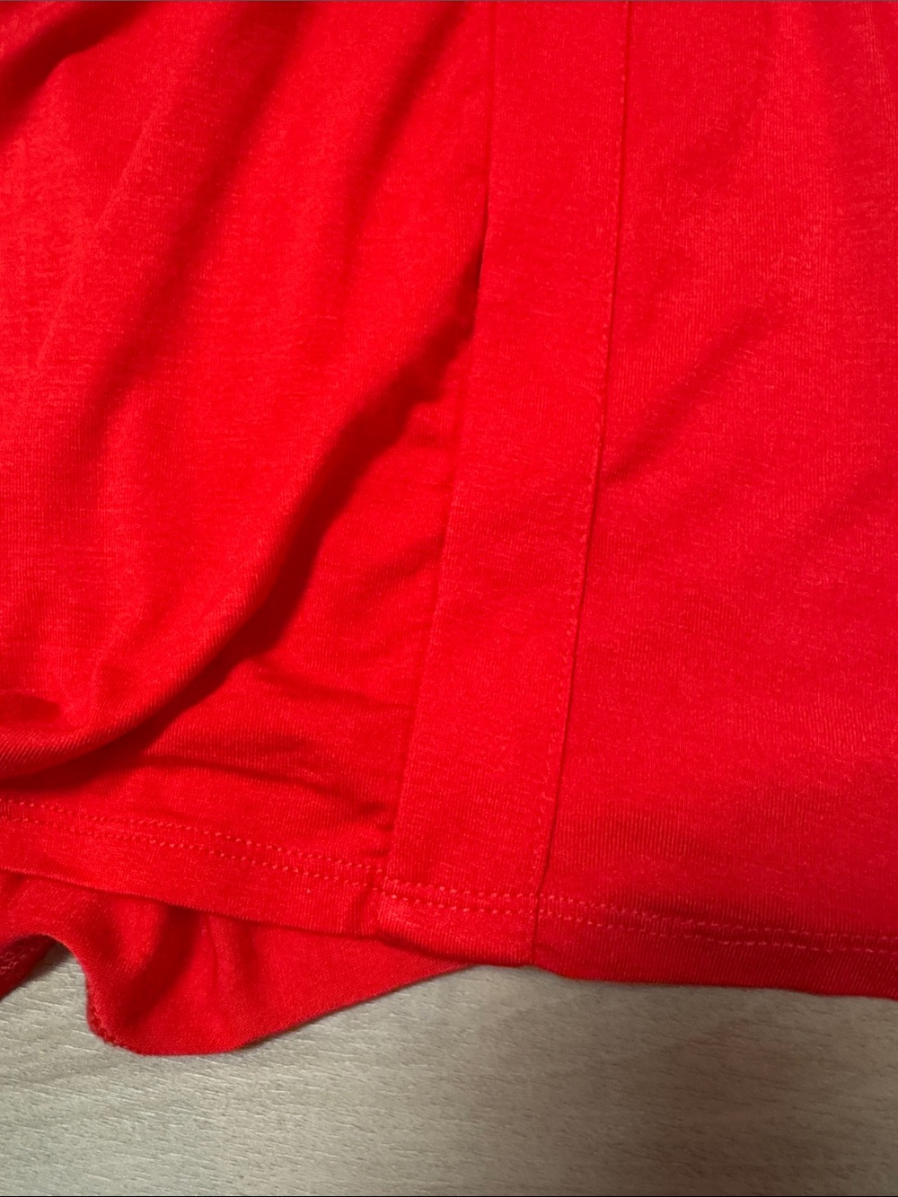 Cable & Gauge Red Sleeveless Embroidered V-Neck Tank - Picture 5 of 8